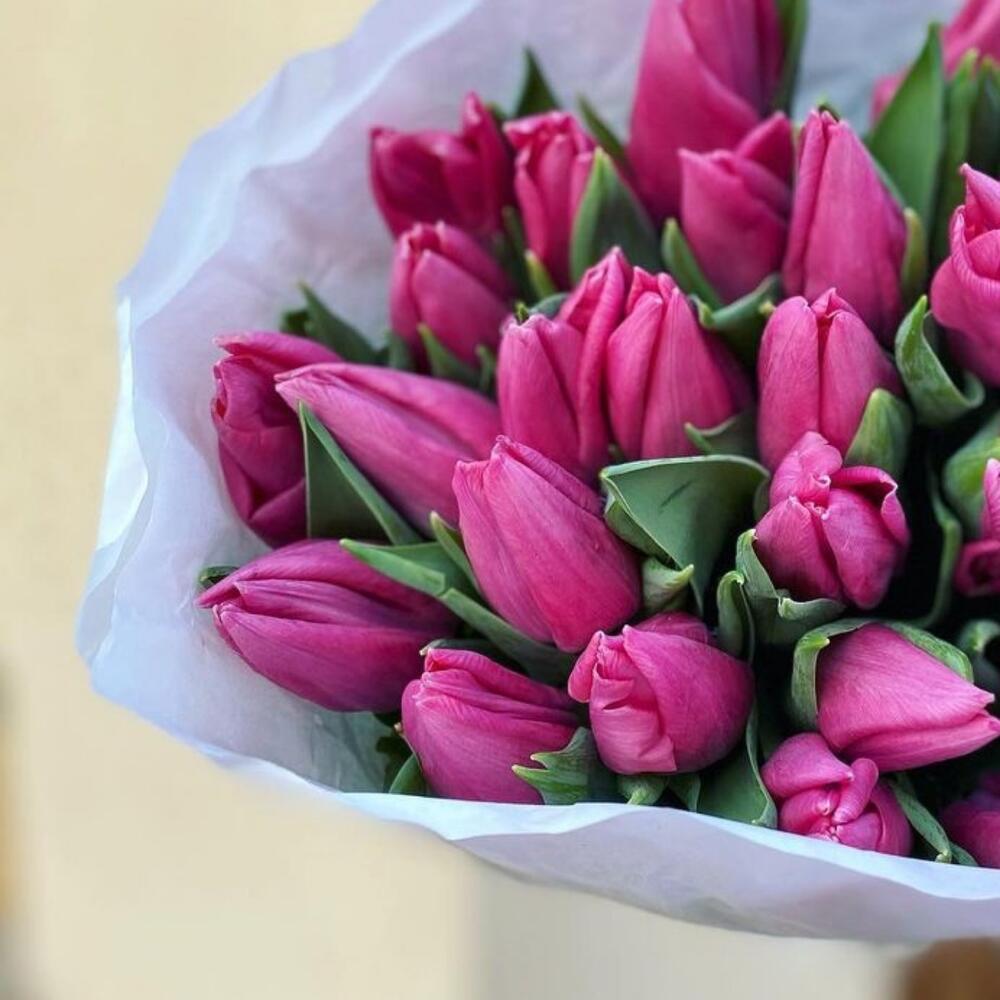 Сиреневые тюльпаны — вид 3