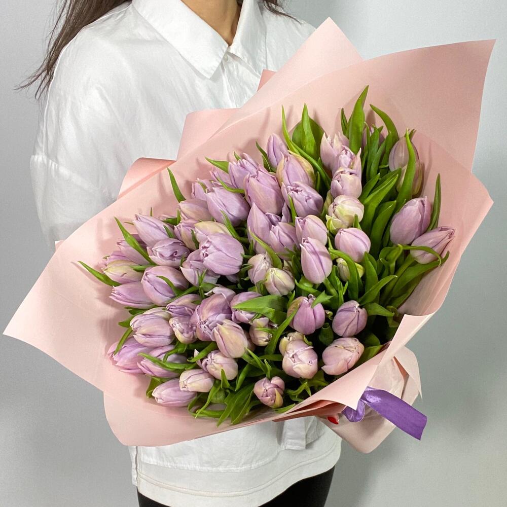 лавандовые тюльпаны — вид 3